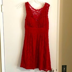 Red Lace Dress